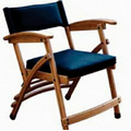 Deluxe 19" Bamboo Short Hollywood Director Chair